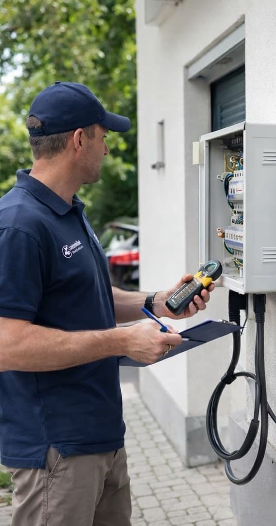 helyszíni felmérés ev töltő telepítés előtt