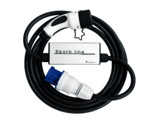 SPARK LINE 32 állítható otthoni töltő – 7,4kW – 5m Type2