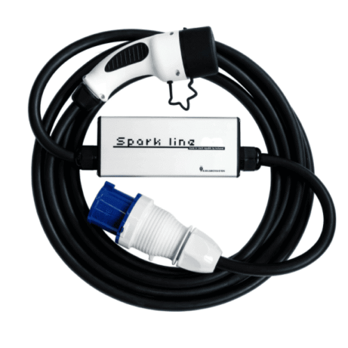SPARK LINE 32 állítható otthoni töltő – 7,4kW – 5m Type2