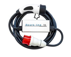 SPARK LINE 16 állítható otthoni töltő – 11kW – 10m Type2