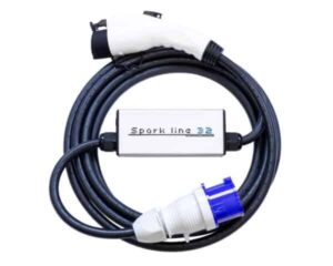 SPARK LINE 32 állítható otthoni töltő – 7,4kW – 5m Type1